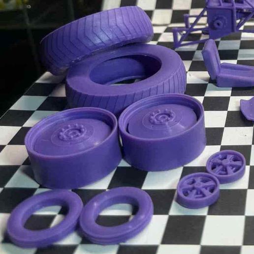 Diecast Заднее колесо трактора Small block Pulling Масштаб 1:25