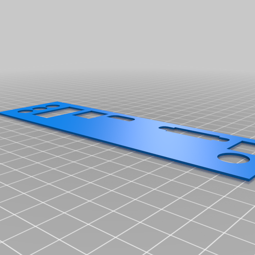 Asus Z370-p IO shield 3D model