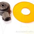 Acclaim Crafts Air Assist Nozzle w Shield Beside.jpg Universal Air Assist Nozzle for Laser Cutting by Acclaim Crafts