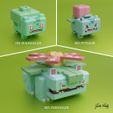 001-003.jpg Pokemon Quest - Evolution Pack (Bulbasaur, Ivysaur, Venusaur)