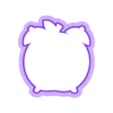 Apple Alarm Clock Cookie Cutter_result.stl Высечка для печенья "Яблочный будильник