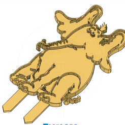 ElephantCharecter.png STL file elephant character Animated planter・3D print object to download