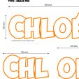 chloé-cotes.jpg Chloé, Luminous First Name, Lighting Led, Name Sign