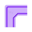 MLLP-11-corner-h90.stl The Modular LED Light Profile, MLLP 11 for LED light strips