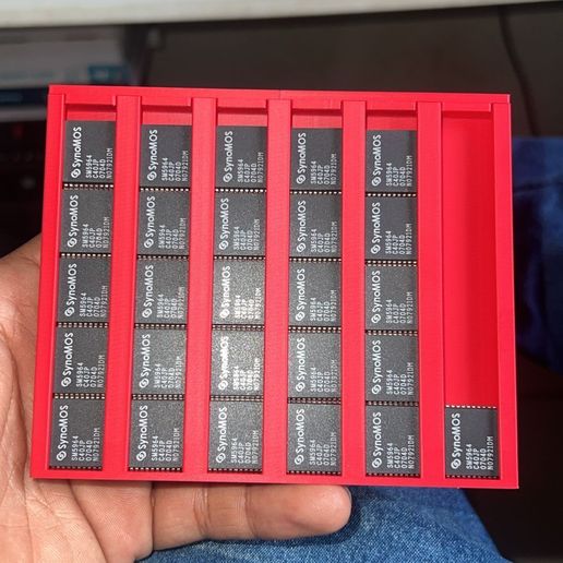 📦 Box for PLCC (Plastic Leaded Chip Carrier) type IC SM5964・ 3D File ...