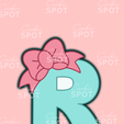 R-with-bow.png Letter R with Bow Cookie Cutter