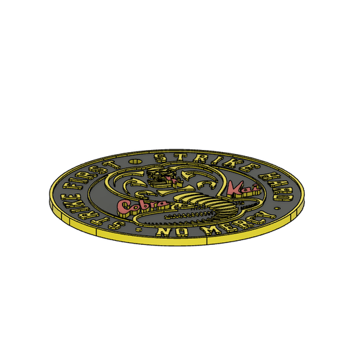 Chaveiro Cobra kai (keychain) 3D model