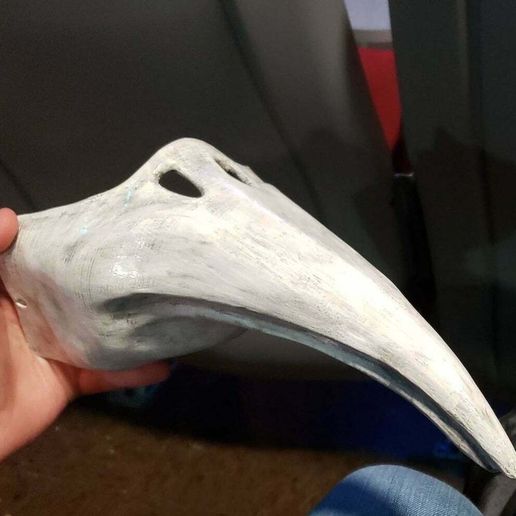 Plague Doctor Covid-19 Mask - 3D model önizlemesi