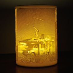 car_1_3.jpg Lithophane, Cars At Nightsky