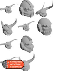 folder.jpg Free 3D file Indivisibly Chaotic Head Creator - A Disorderly Remix for Udo's Customizer・3D printable model to download