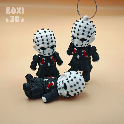 Pinhead_Boxi3D_10.jpg PINHEAD - FLEXI - ARTICULATED - CUTE-PRINT IN PLACE