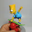 3.png Bart Skateboard - Color Print