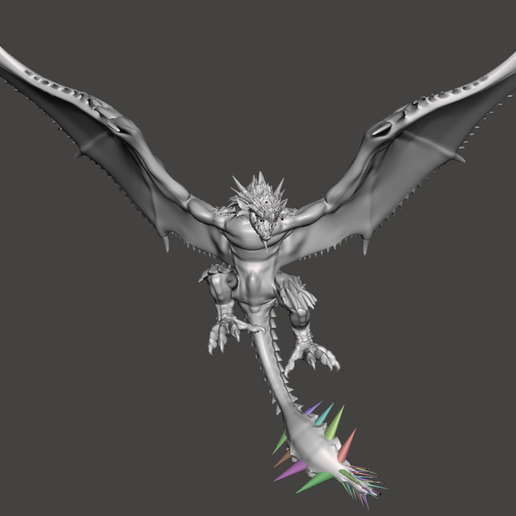 🐉 Rathian (Rathalos remix)・Free 3D File for ・Cults