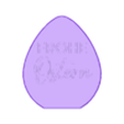 Reagenglas-Ei.stl Easter Egg Vase with Flower Tube – 3D Printable “Happy Easter” Decoration