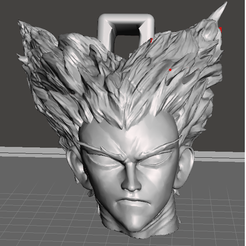 STL file KING Bust - One Punch Man FanArt・3D printing template to  download・Cults