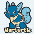 warturtle.png Keychain of Warturtle, Pokémon 0008 of the first generation.