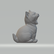 4.png Cat Meow Decoration 3D print model