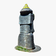 model-4.png Moai statue wearing sunglasses and a party hat NO.1