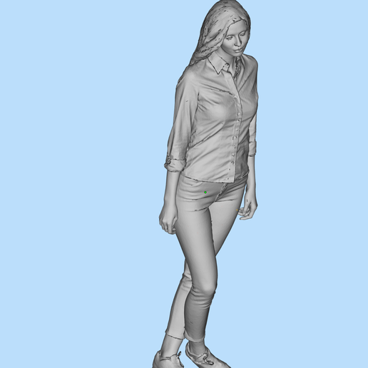 Long-haired-lady-standing-in-a-daze-character-scene-model-5.png Langhaarige Dame in einer Benommenheit stehend Charakter Szene Modell