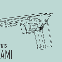 Shinigami.png STL-Datei Airsoft G17 "Shinigami" Rahmen・Modell für 3D-Drucker zum Herunterladen