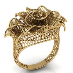 RFZ-SNL-004-R-58_1.jpg STL file Gold Ring FS004・Model to download and 3D print