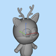 Stl-Fix-Image.png Cute swamp deer Toy 3d printable Model