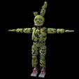 E1_Springtrap.5167.jpg FNAF Springtrap Full Body Wearable Costume with Head for 3D Printing
