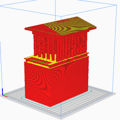 Cura-1.png Free STL file Headphone Holder- Ancient Roman Temple・3D printer design to download