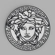 1.png Versace Logo Medusa Picture Wall
