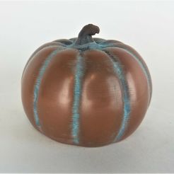 shiny_pumpkin_side_view.jpg Free 3D file Copper Pumpkin・3D printing idea to download
