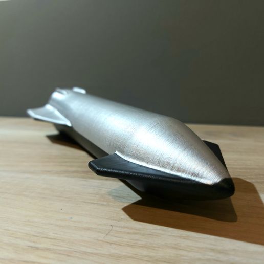 20220112_175848.jpg Télécharger fichier STL Spacex Starship Moderne Minimaliste • Design pour imprimante 3D, Muza