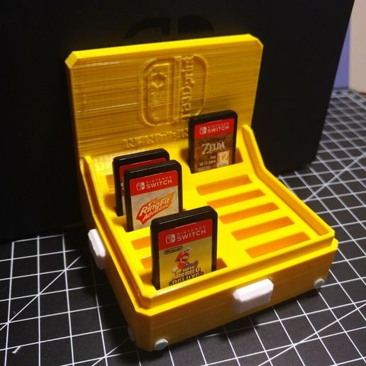 IMG_20210203_1728188.jpg Download STL file Nintendo Switch Game Card Storage • Template to 3D print, TimBauer-TB3Dprint