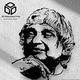 3.jpeg APJ Abdul Kalam: 3D Printed Wall Art of India's Renowned Leader