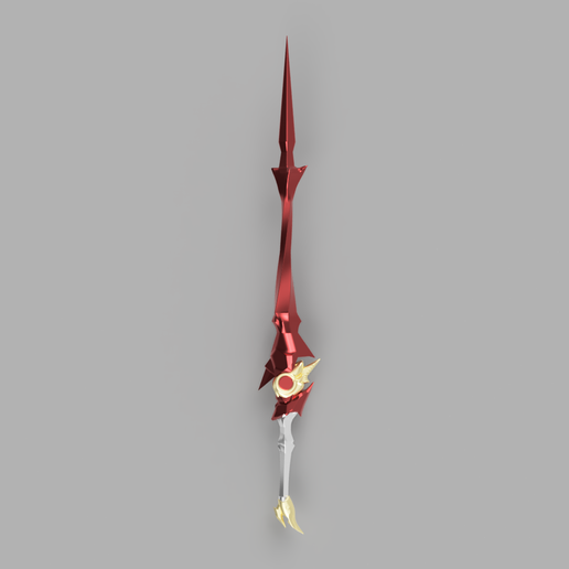 🎭 Red Mage's Rapier of the Demon・ 3D File for 3D printing・Cults