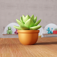 untitled2.png 3D Succulent Plant STL File - 479
