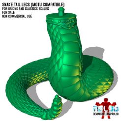 RBL3D_Snake_tail_legs_0.jpg Fichier 3D Pattes en queue de serpent pour Motu Origins et classiques・Modèle pour imprimante 3D à télécharger