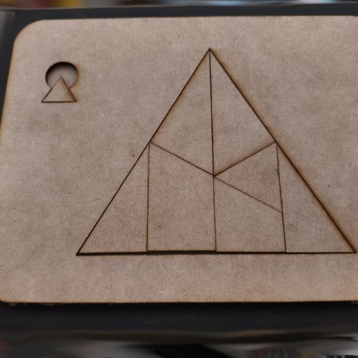 🧩 Triangular puzzle・ 3D File for 3D printing and CNC machining - Laser ...