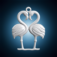 flamingo-heart-pendant-stl-3d-print-turntable-01-0deg.png Flamingo Heart 3D Printable Pendant