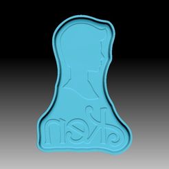 Ken-VACUUM-VACUUM.jpg Archivo STL MOLDE BOMBA DE BAÑO KEN・Plan de impresión en 3D para descargar