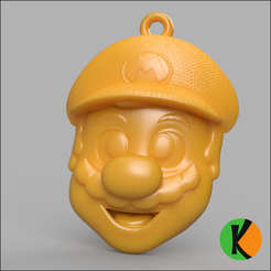 Mario1.png Mario Bros Keychain