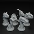 Dino_chess_7.jpg Cute dinosaur chess pieces set