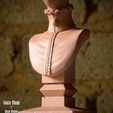 haunted-mansion-cousin-maude-3d-printable-bust-3d-model-obj-stl-4.jpg Fichier 3D Buste imprimable en 3D de la cousine Maude du manoir hanté・Modèle imprimable en 3D à télécharger