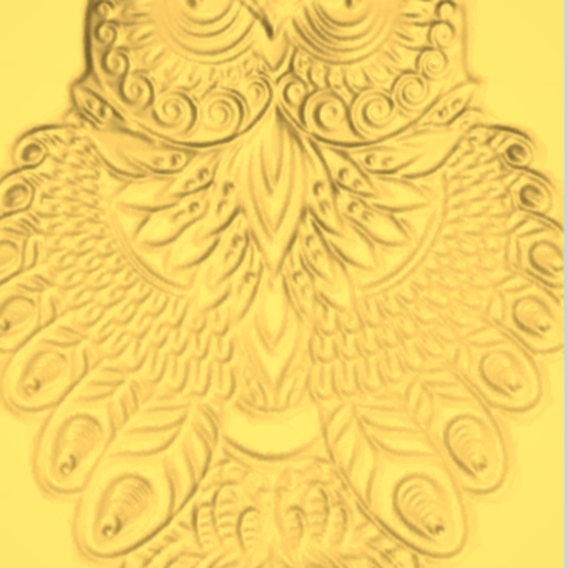 owl 3D model ( STL file format) for ARTCAM, ASPIRE, CUT3D, VCARVE PRO 9.. software. Compatible with Aspire, Artcam,Cut3d, VCARVE PRO9. 3D model