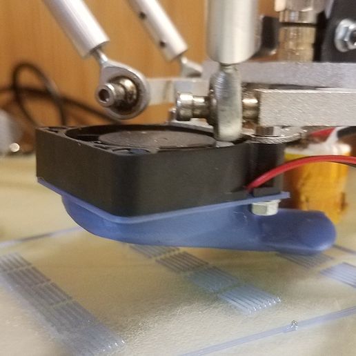 Hatchbox Alpha Fan Shroud side directed 3D model