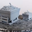 Mining-Coal-Cart-3D-Print-7.jpeg Mine Cart 3D Print Coal Cart 3D Print