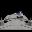2023-09-08-115751.png Star Wars Bo-Katan's Castle Landing Platform for 3.75" figures