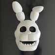 Bonnie-Mask-3d-printed-unpainted.jpg Bonnie Mask (FNAF / Five Nights At Freddy’s)