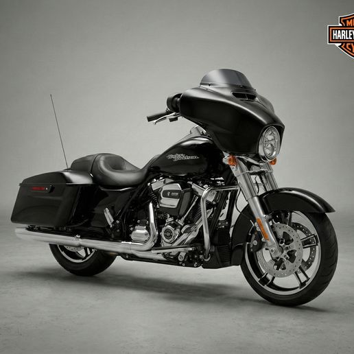 2020 Harley-Davidson Street Glide - Modern Bagger Icon - High-Detail 3D Printable
