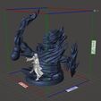 scale.JPG Itachi Uchiha with susanoo - Naruto shippuden 3d print statue