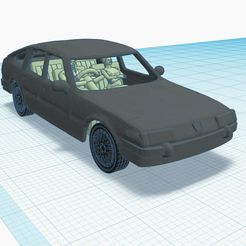 Rover-SD1-Workplane.jpg STL file Rover SD1 1976 to 1986・Model to download and 3D print